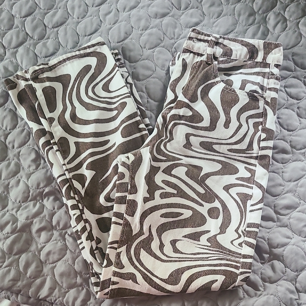 Abstract Patterned Pants